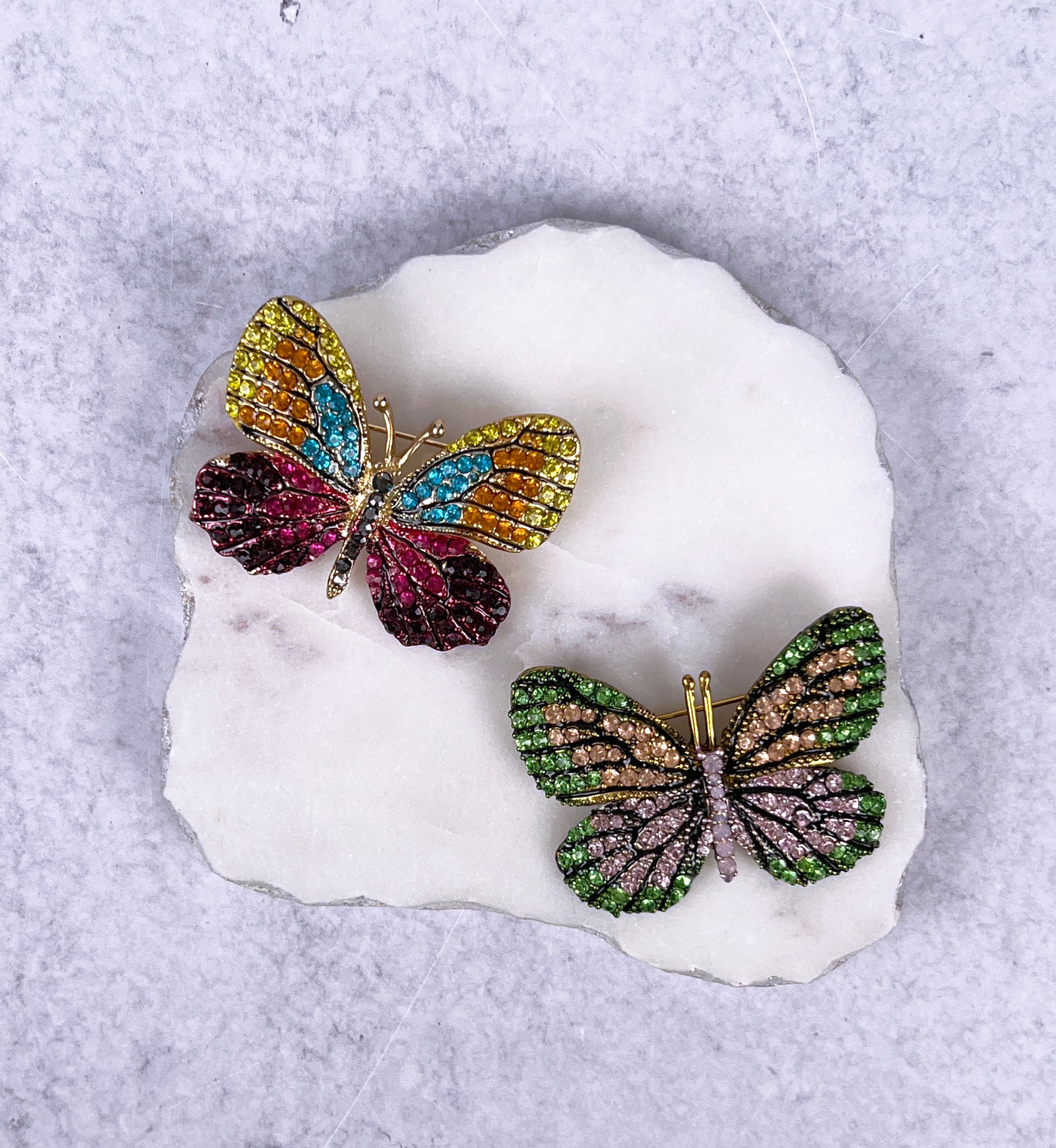 Colorful Butterfly Brooch