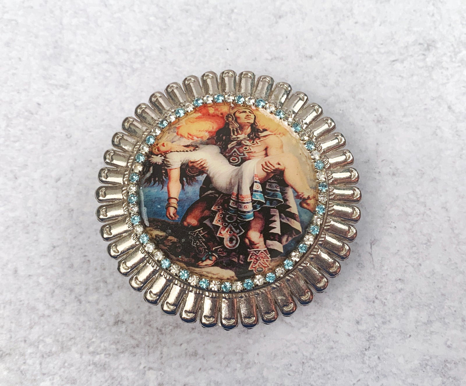 Amor Azteca Belt Buckle