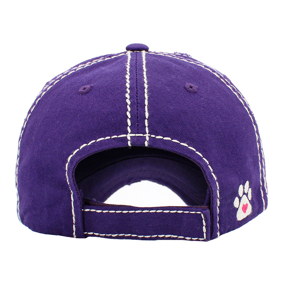 Love Paw Print Baseball Cap