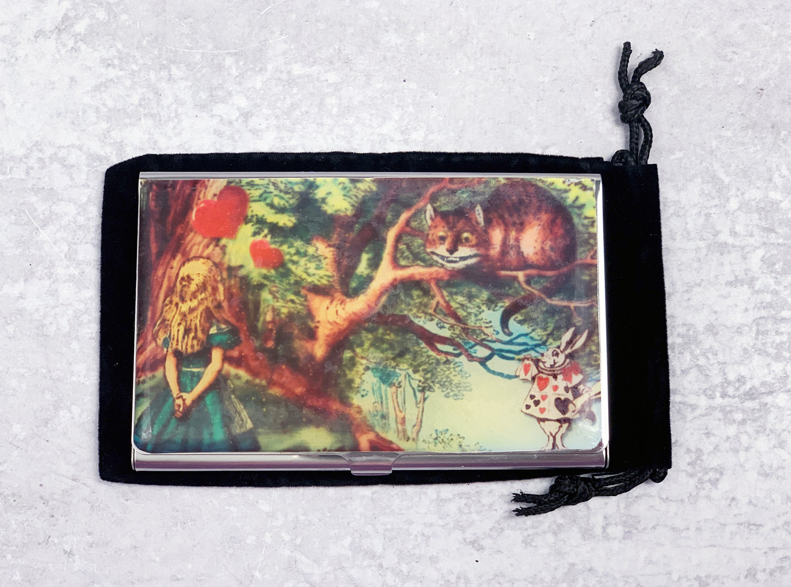 Alice in Wonderland Metal Card Case