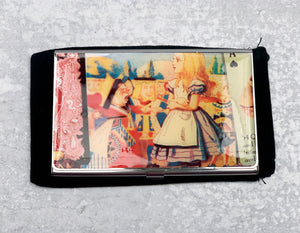 Alice in Wonderland Metal Card Case