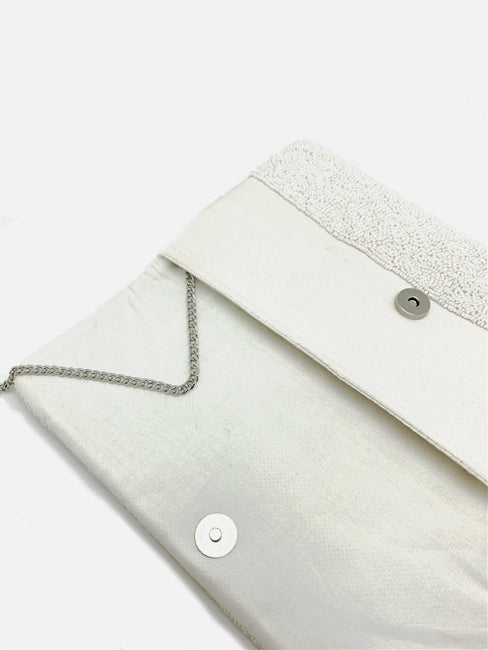 Rainbow Glass Beaded Clutch