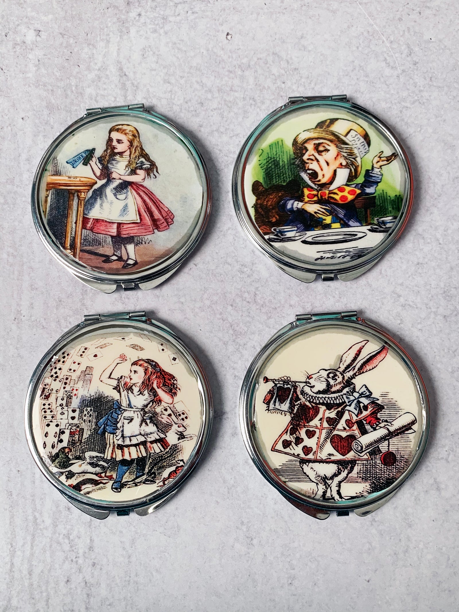 Alice In Wonderland Compact Mirror