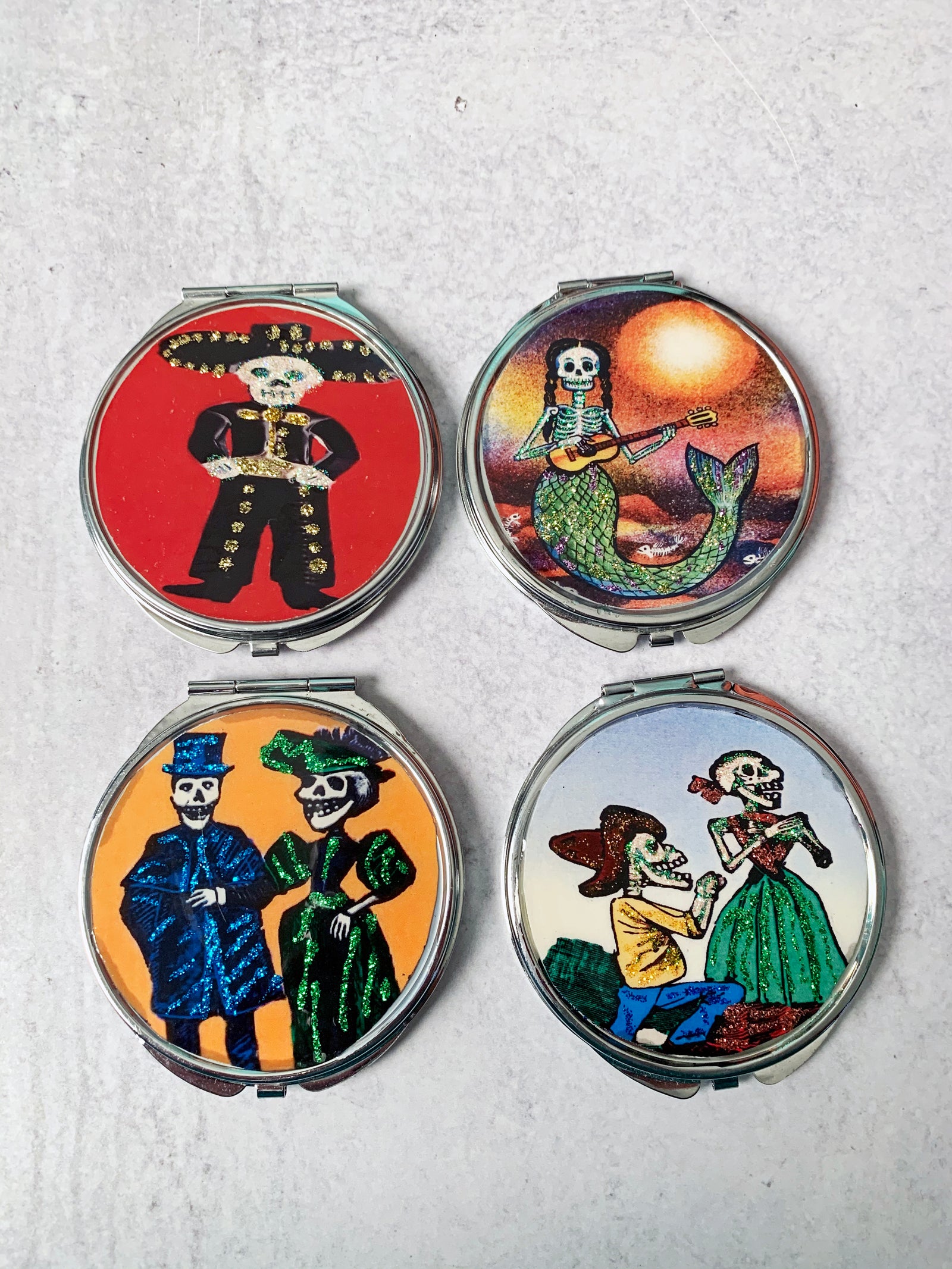 Dia de los Muertos Compact Mirror