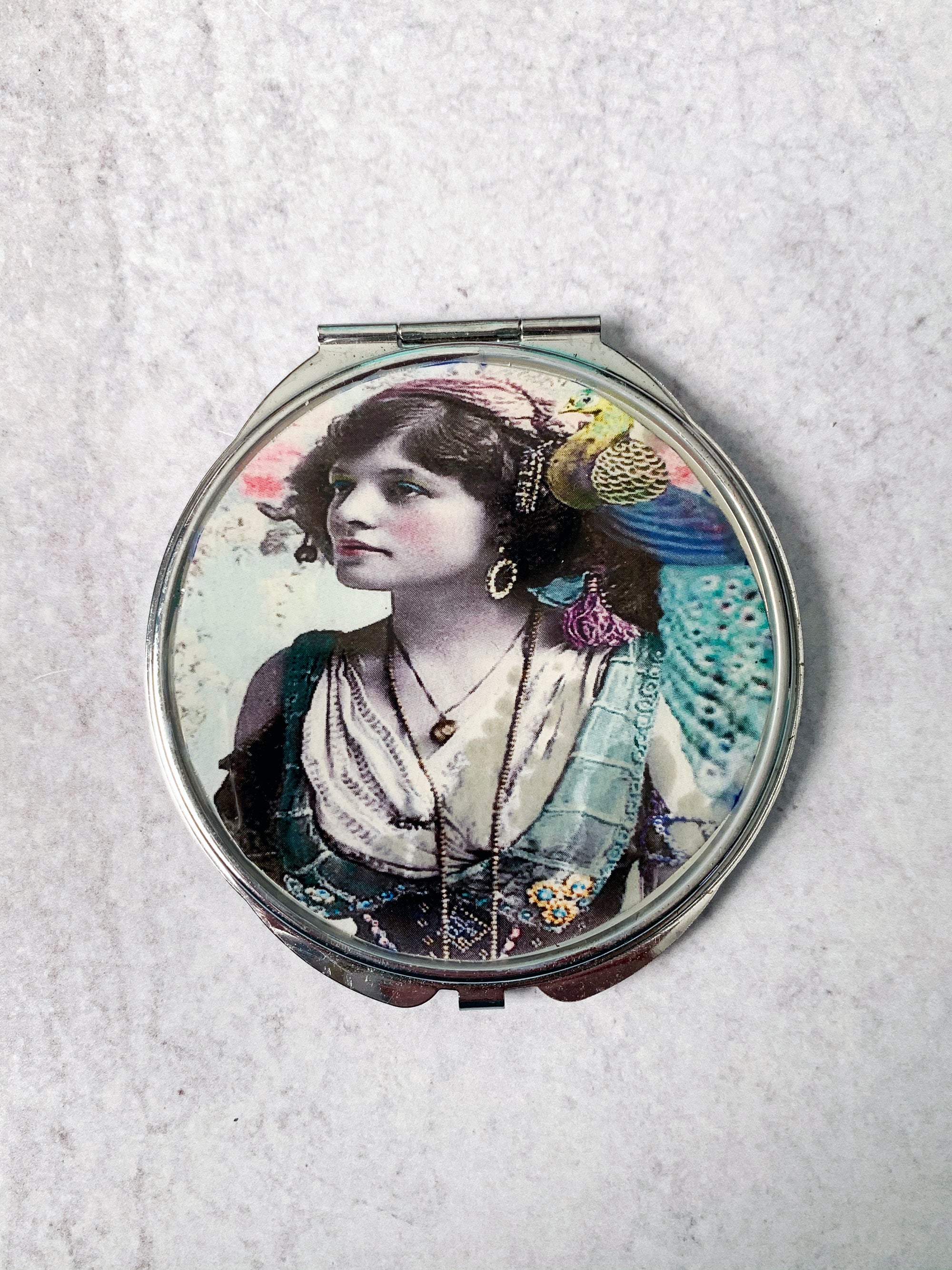 Flapper Lady Compact Mirror
