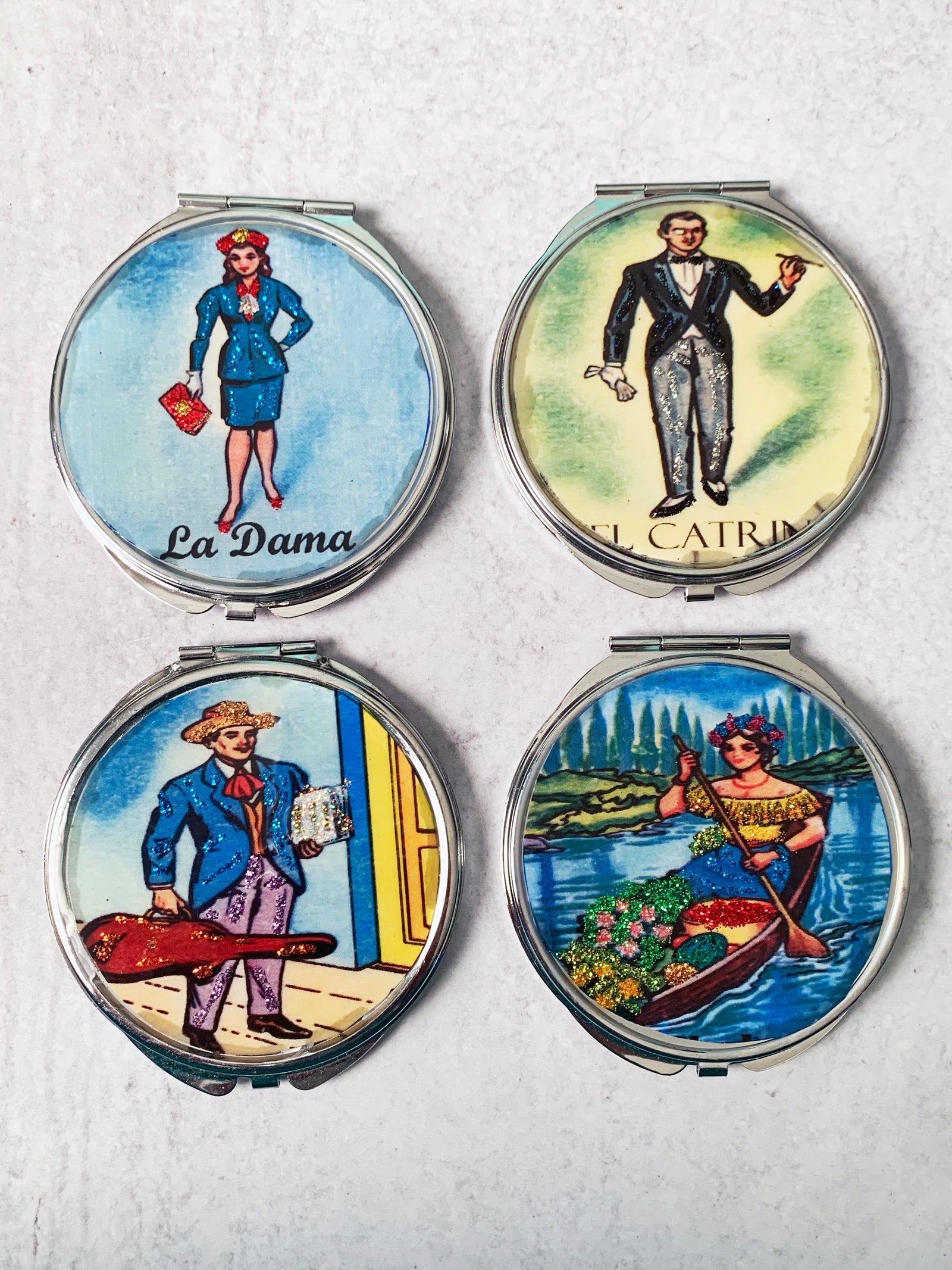 La Loteria 'la gente' Compact Mirror