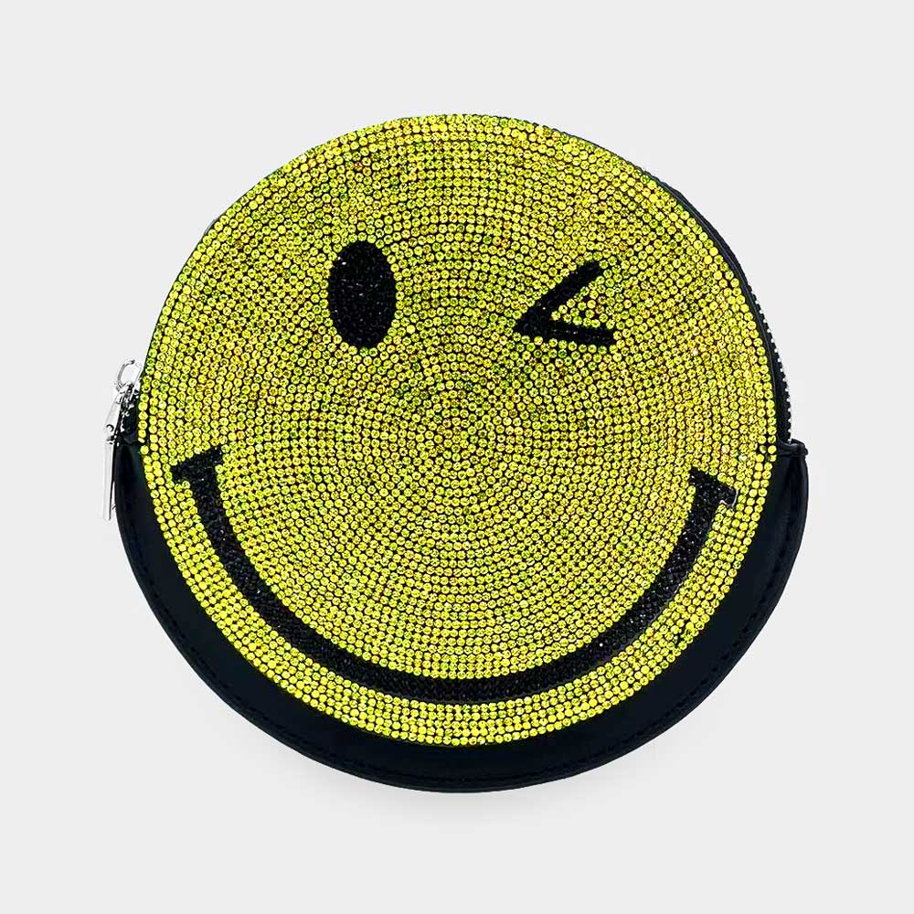 90's Metal Smiley Face Round Box Purse | Etsy | Purses, Smiley, Smiley face