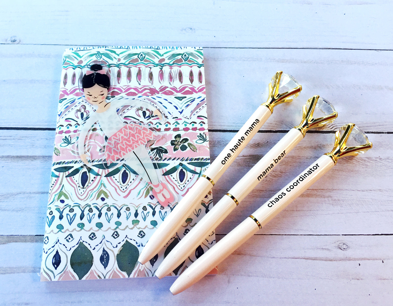 Diamond Top Blush Ballpoint Pen
