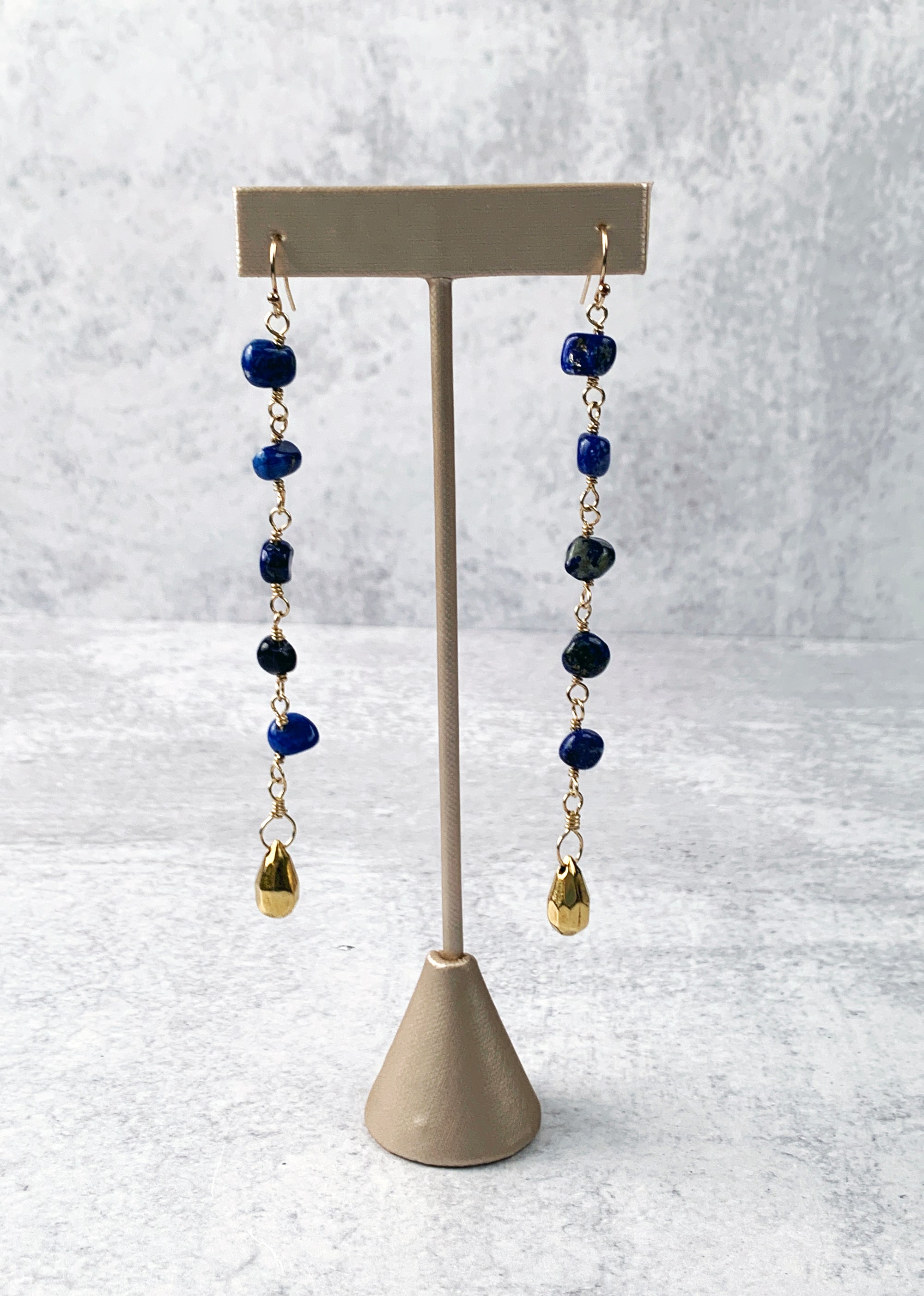 Dancing Lapis Lazuli Earrings