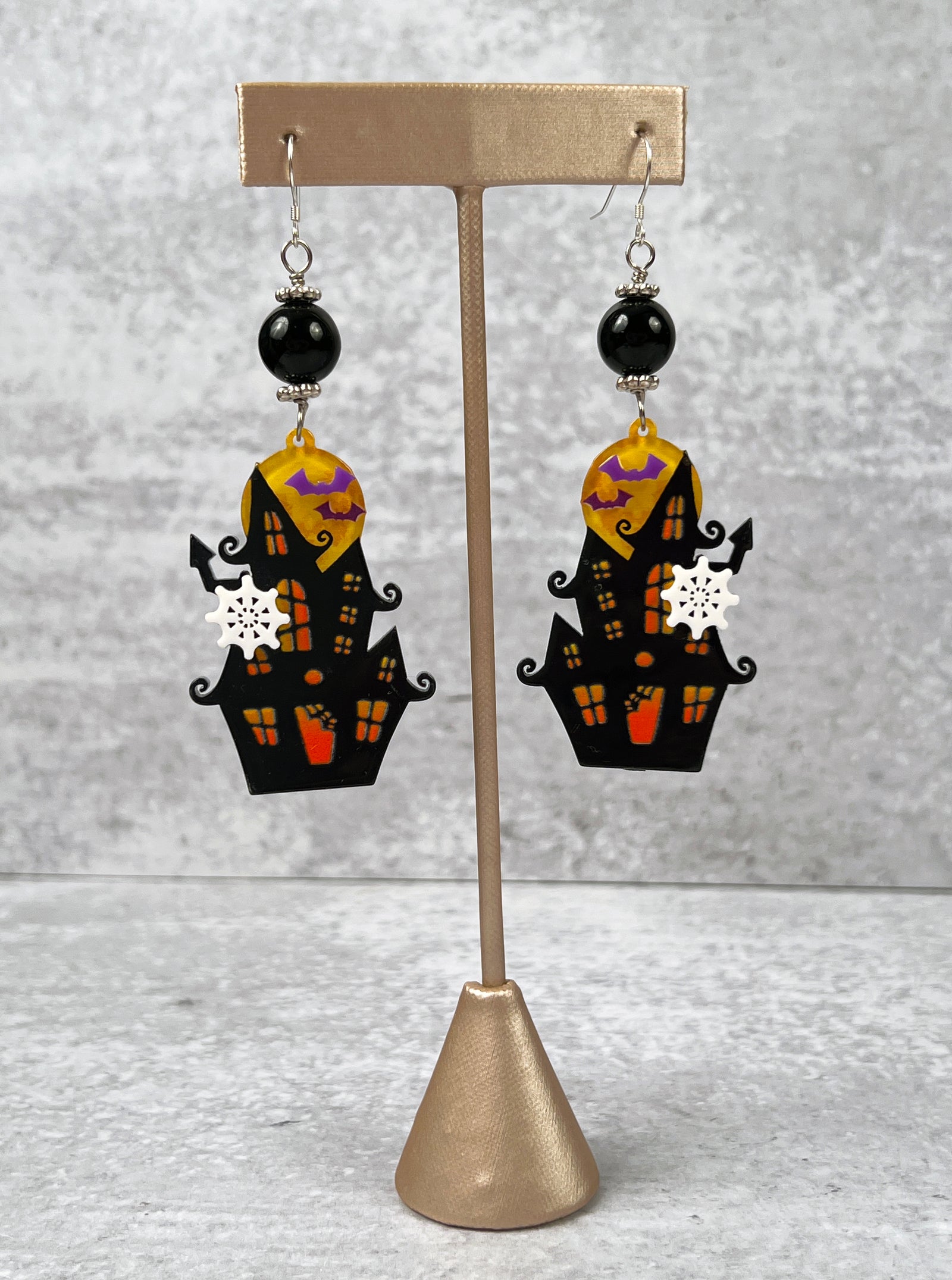 Haunted House Earrings