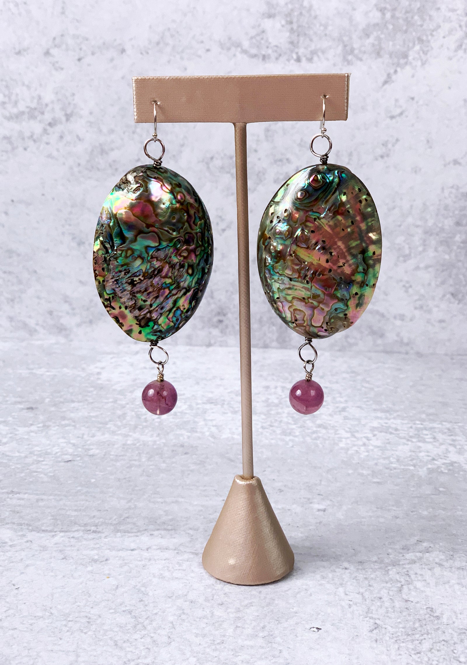 Mermaid Tears Abalone Earrings
