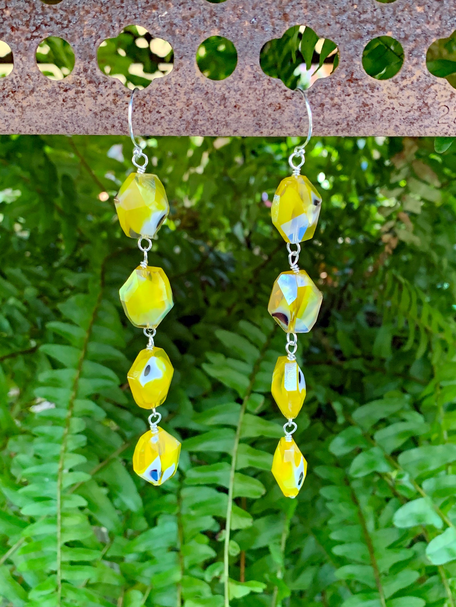 Lengthy Lemon Drop Earrings