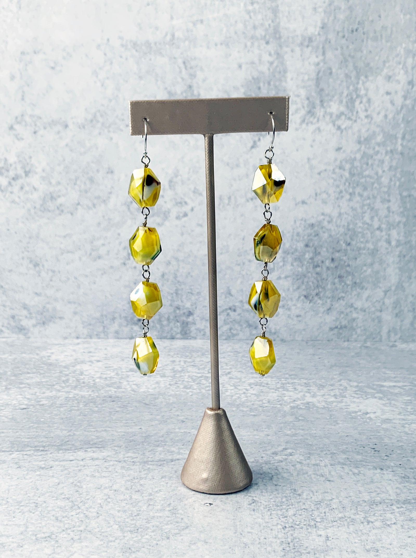 Lengthy Lemon Drop Earrings