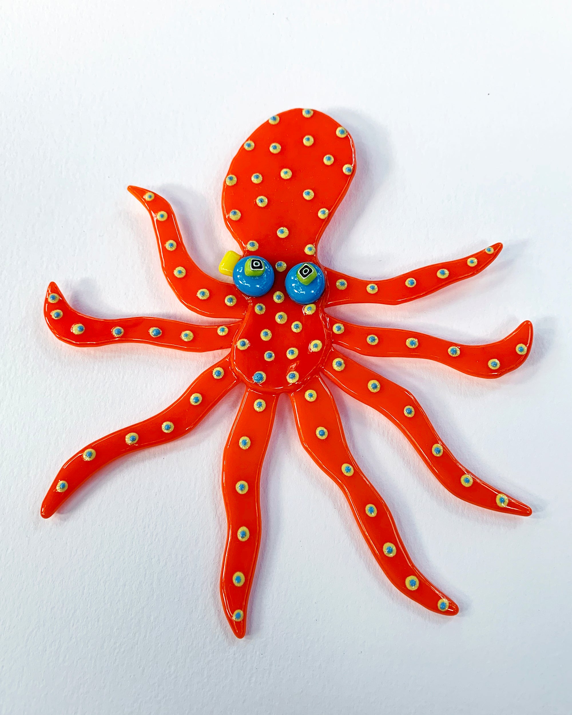 Glass Octopus Wall Art