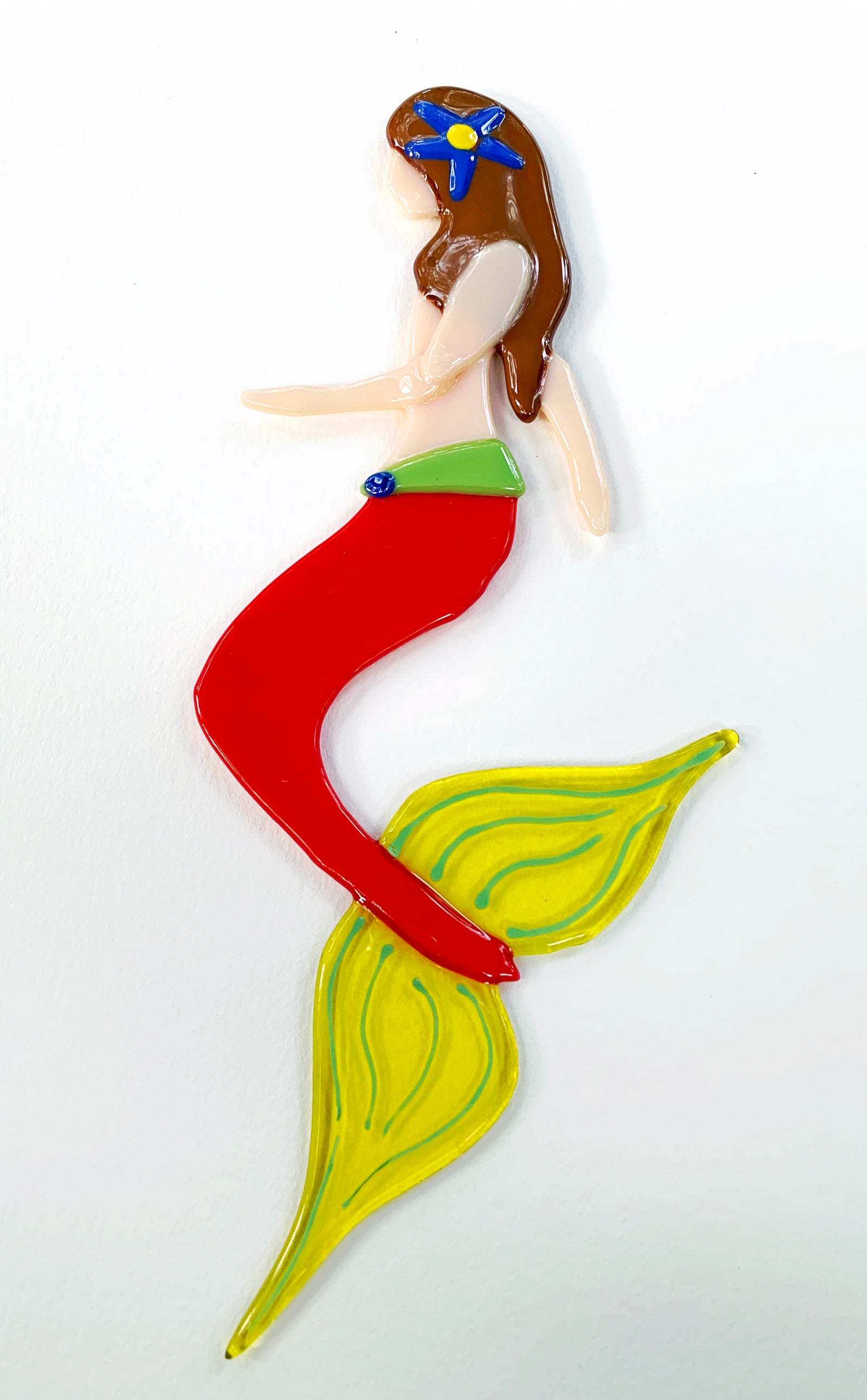 Glass Mermaid Wall Art