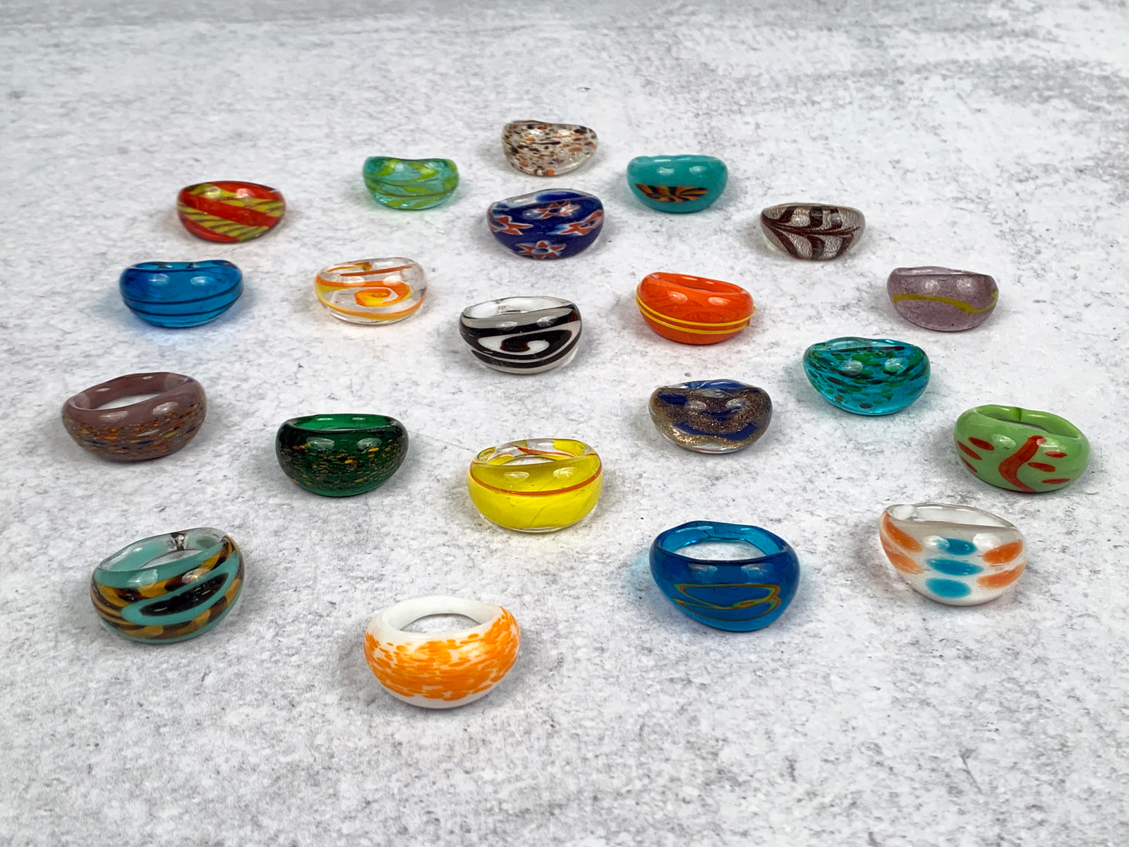 Lampwork Glass Ring