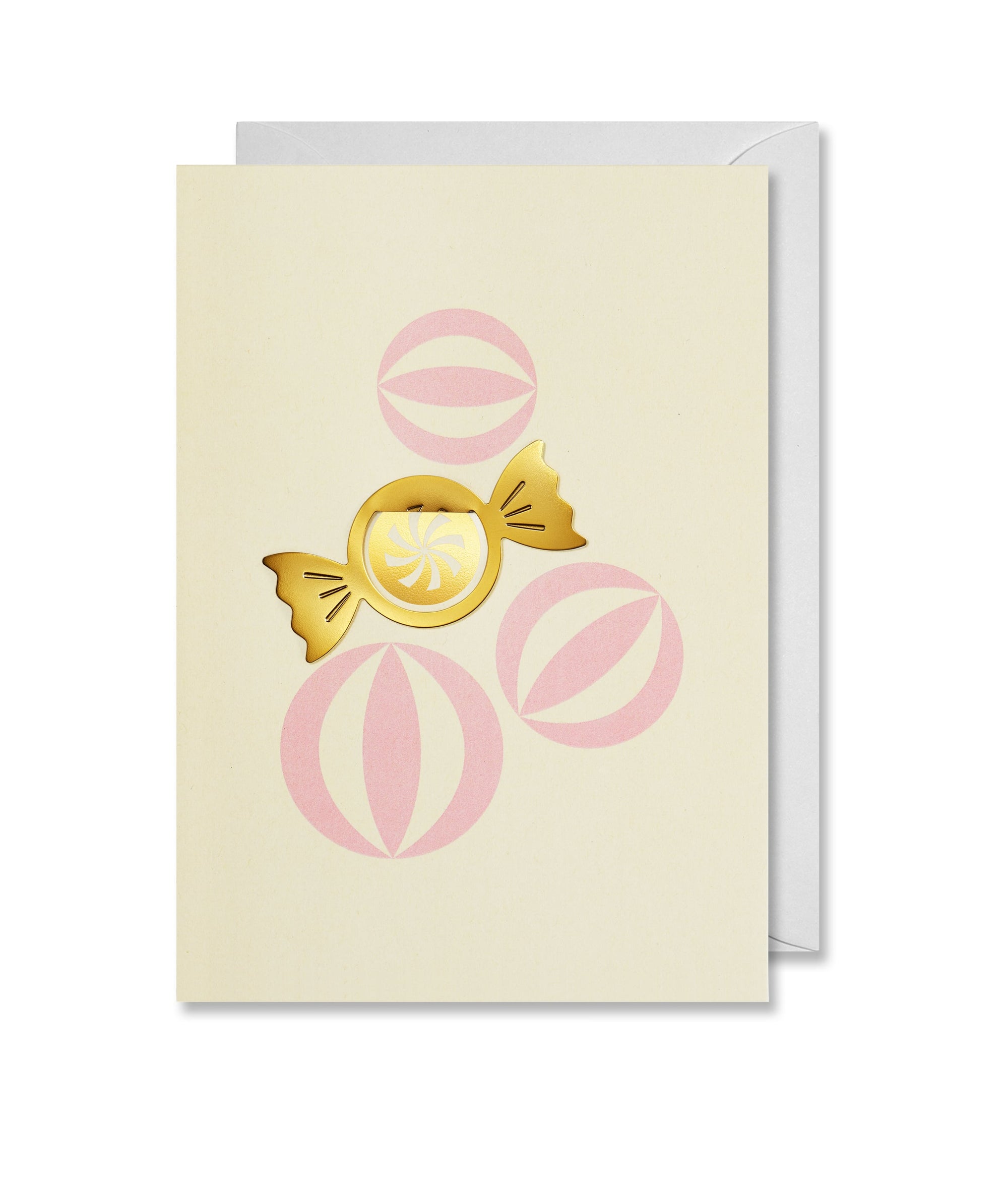Blank Greeting Card with Brass Candy Mini Clip