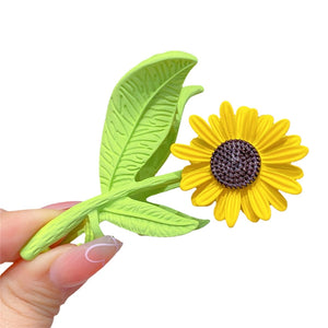 Sunflower Claw Hair Claw Clip