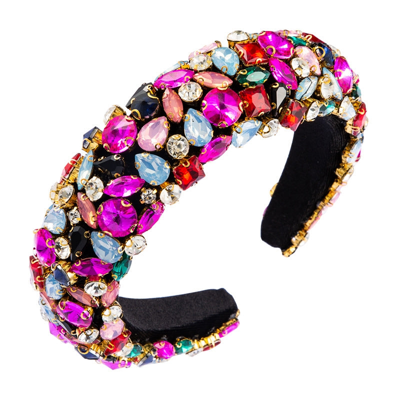 Colorful Rhinestone Headband