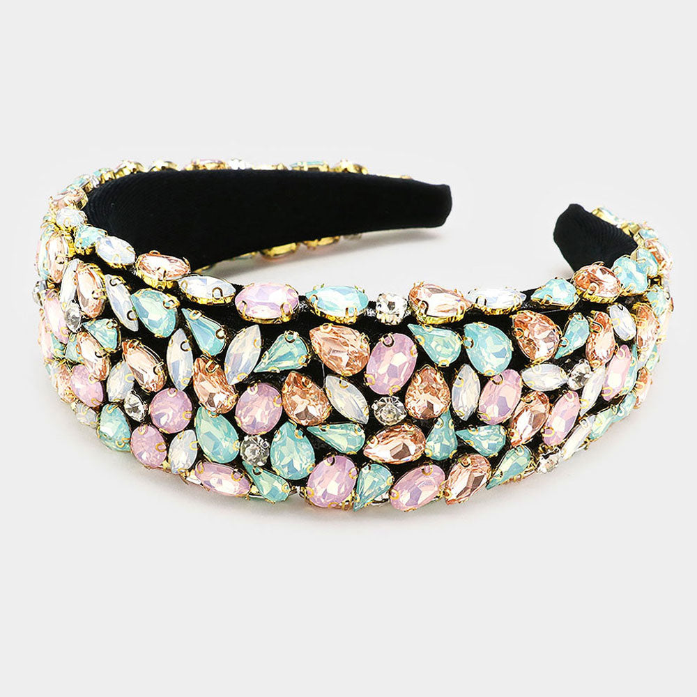 Pastel Rhinestone Headband