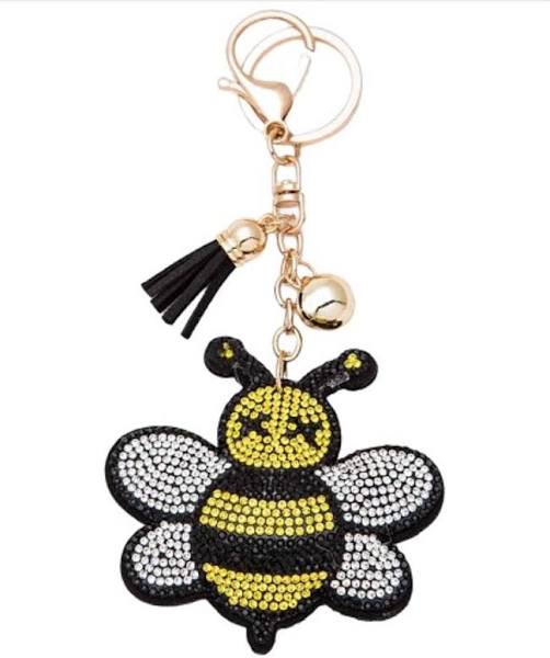 Bumble Bee Bling Keychain
