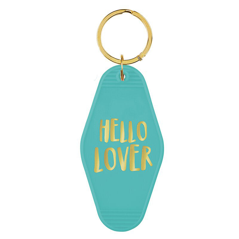 Hello Lover Motel Keychain
