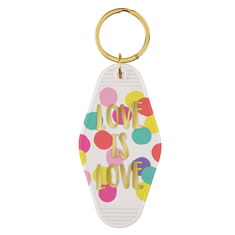 Love is Love Motel Keychain