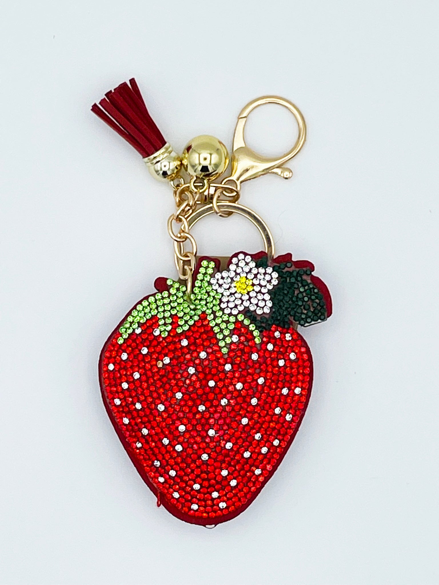 Strawberry Bling Keychain