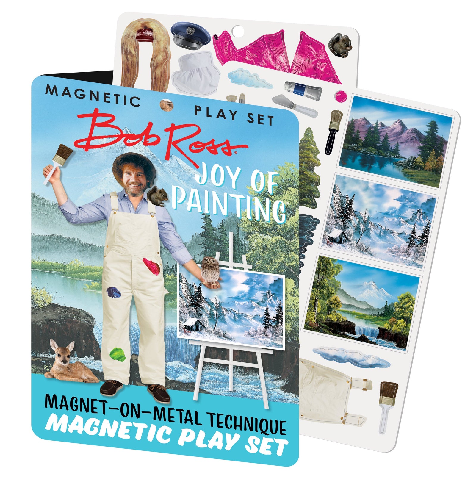 Bob Ross Joy of Painting Magnetic Dress Up Set