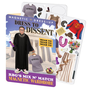 Ruth Bader Ginsburg Dress to Dissent Magnet Playset