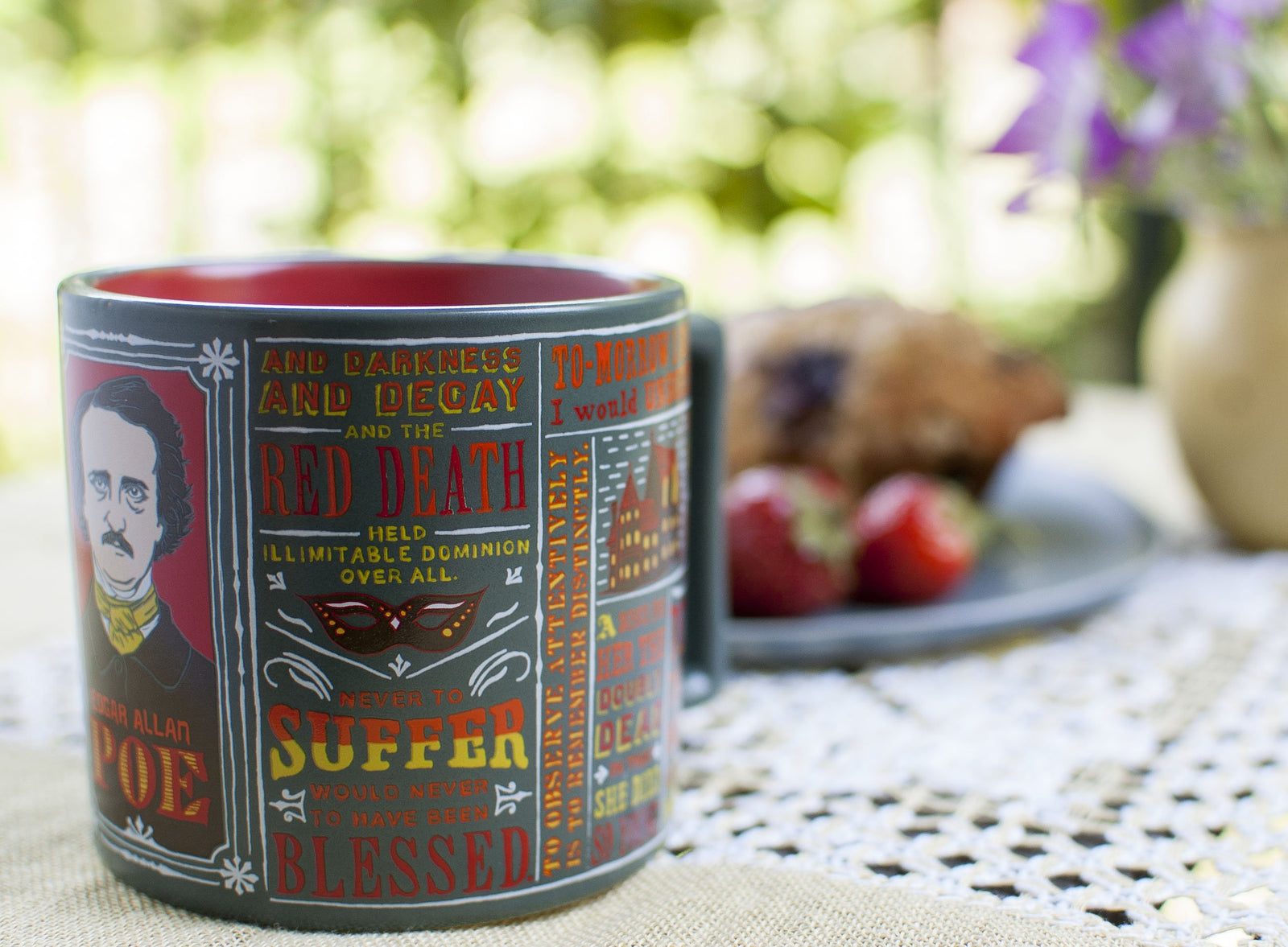 Edgar Allan Poe Literary Quotes Mug