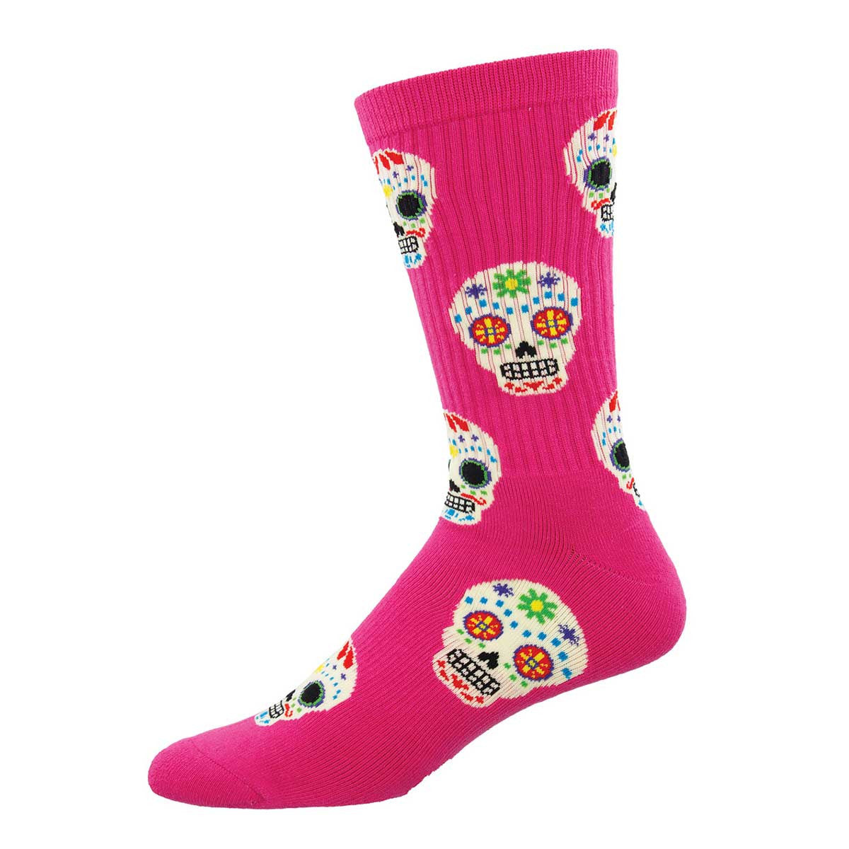 Dia de los Muertos Pink Sugar Skulls Women's Socks