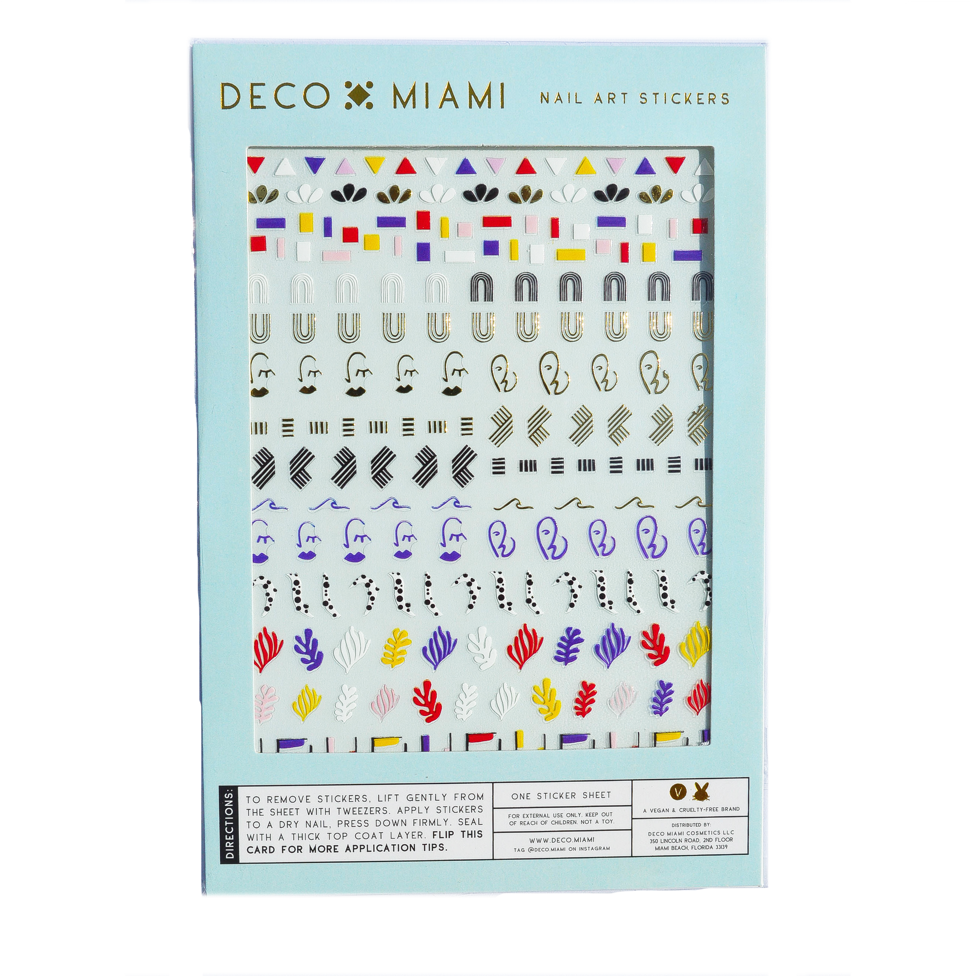 Deco Miami Nail Art Stickers ART THERAPY
