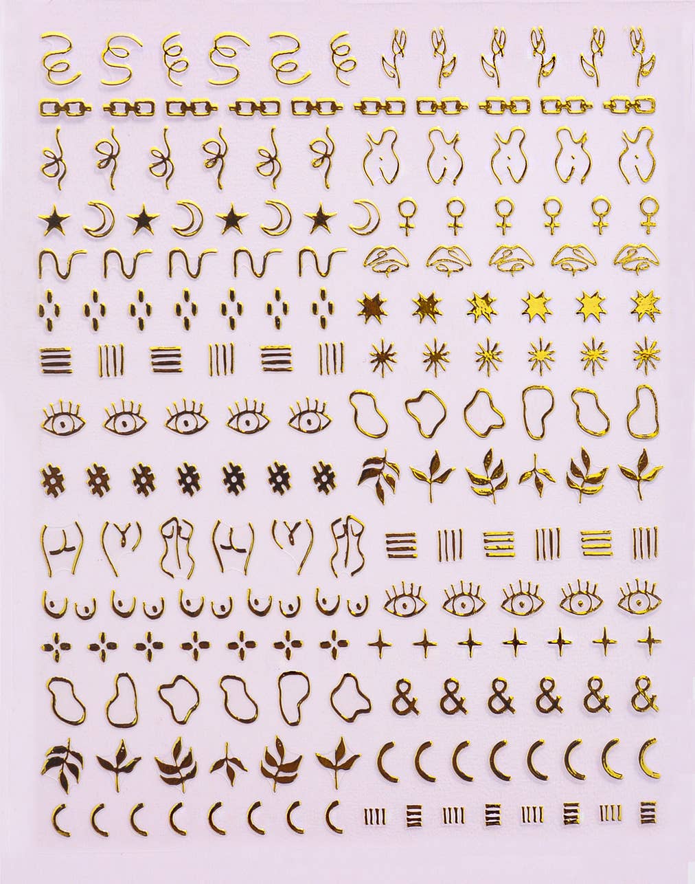 Deco Miami Nail Art Stickers GOLDEN HOUR