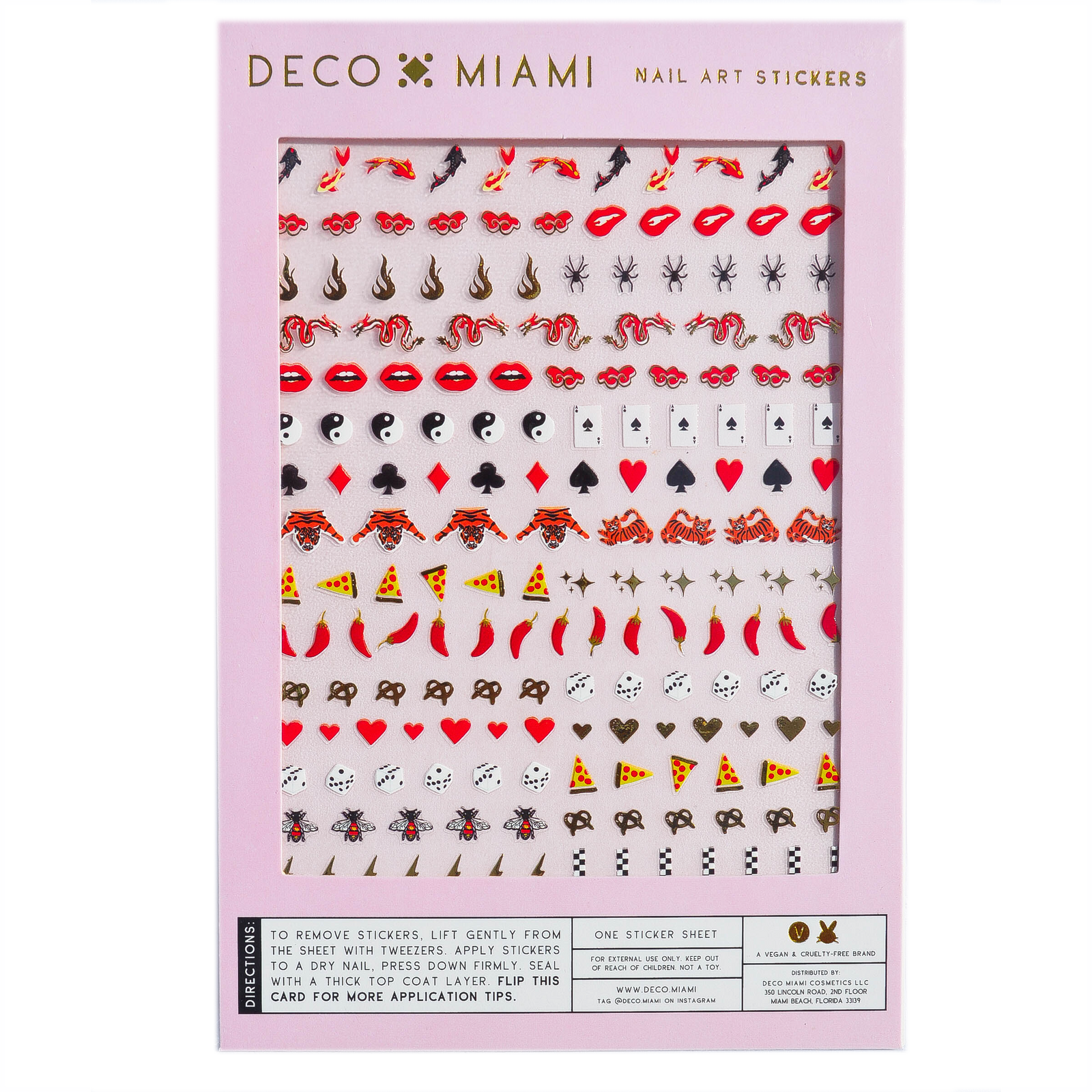 Deco Miami Nail Art Stickers JACKPOT