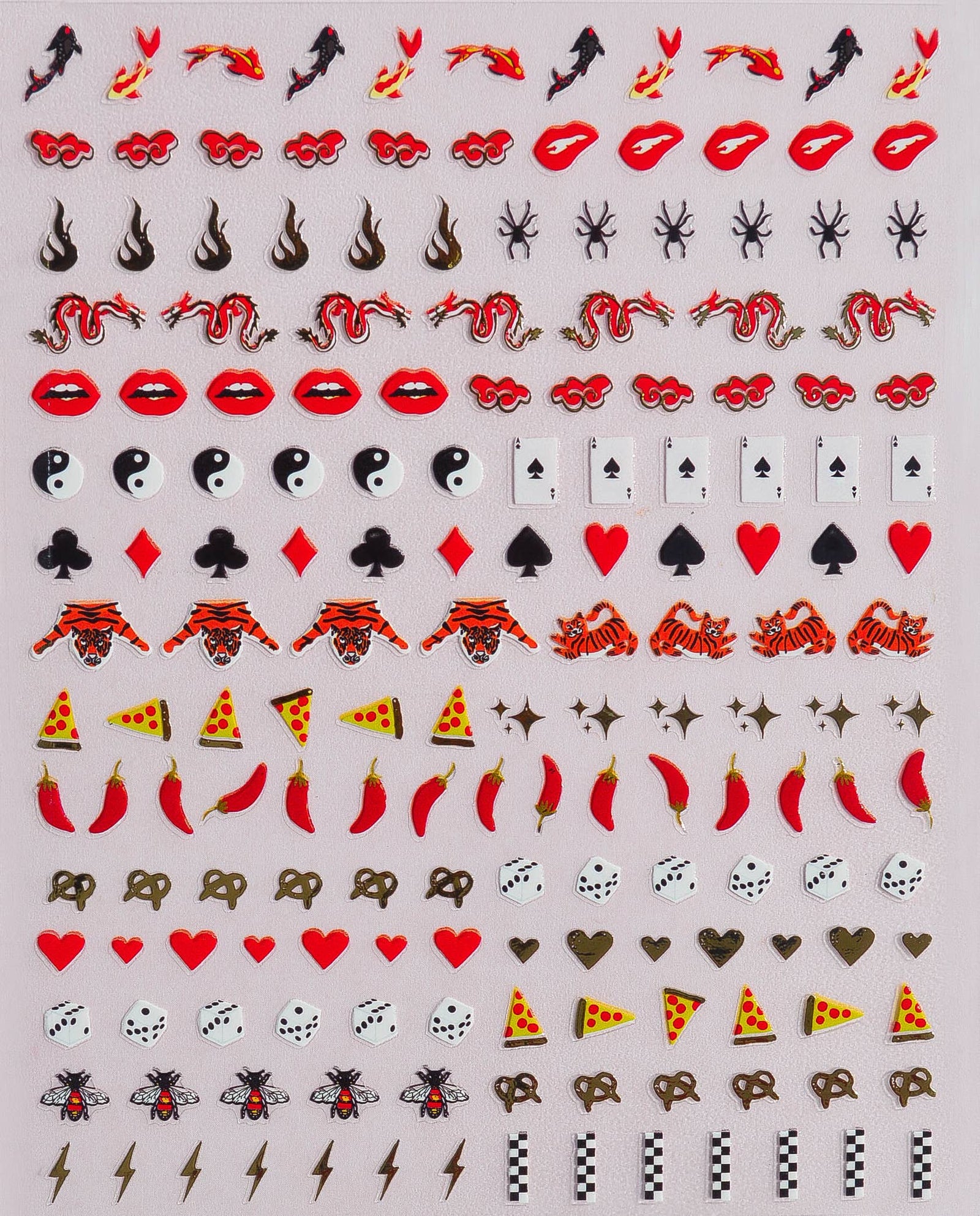 Deco Miami Nail Art Stickers JACKPOT