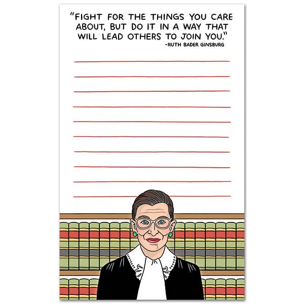 Ruth Bader Ginsburg Notepad