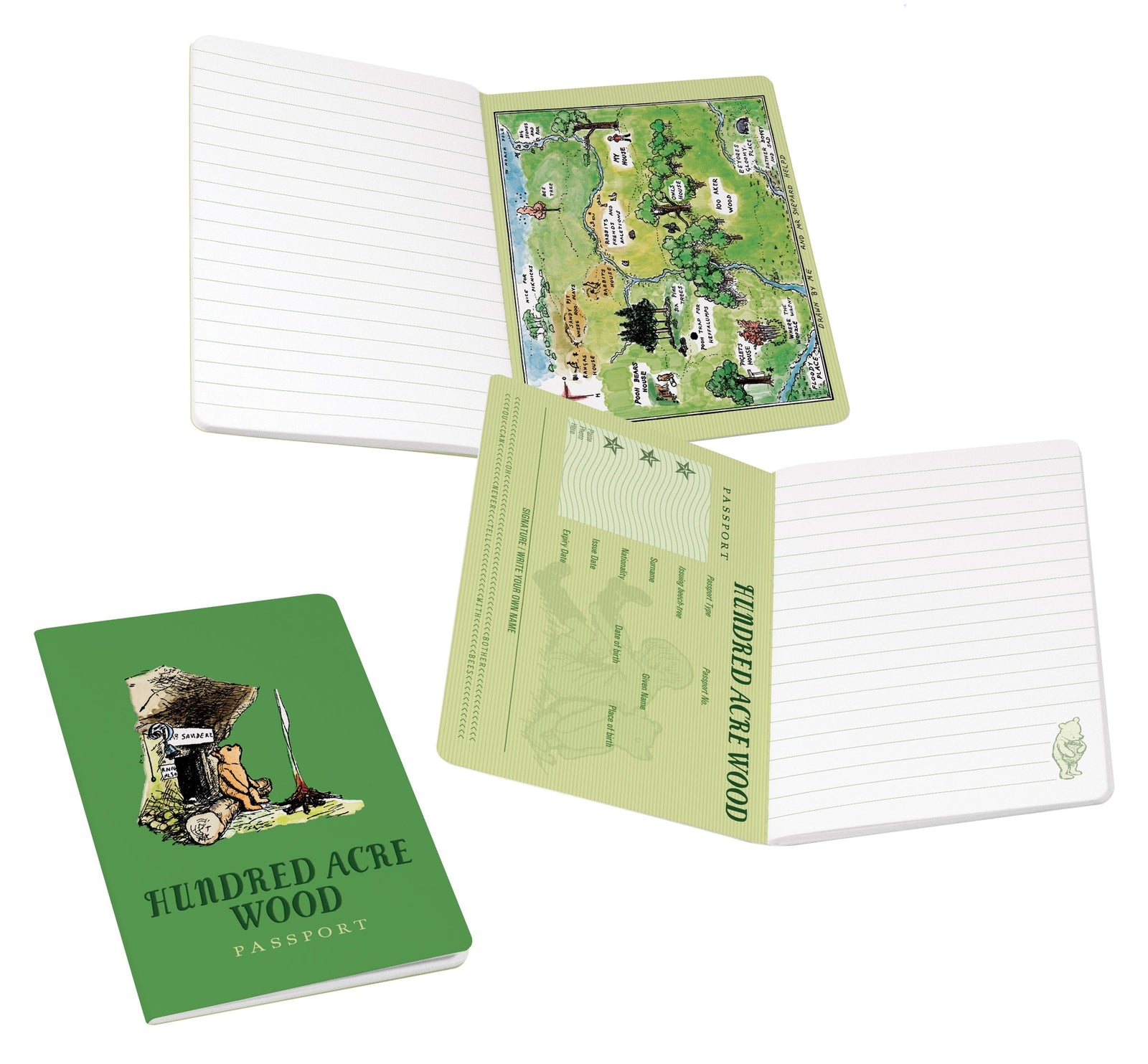 Hundred Acre Wood Passport Journal