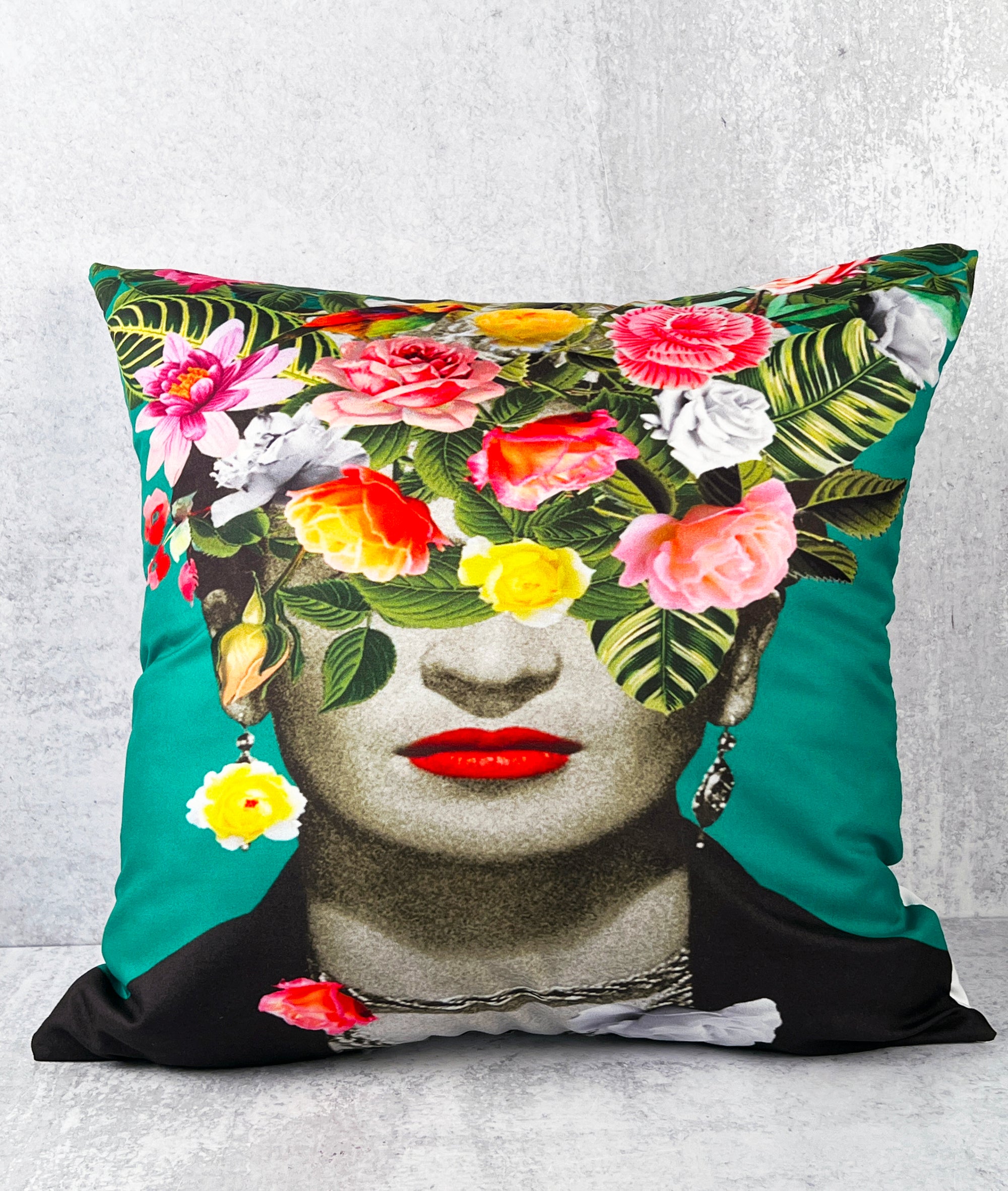 Frida Kahlo Altered Image Pillow Case