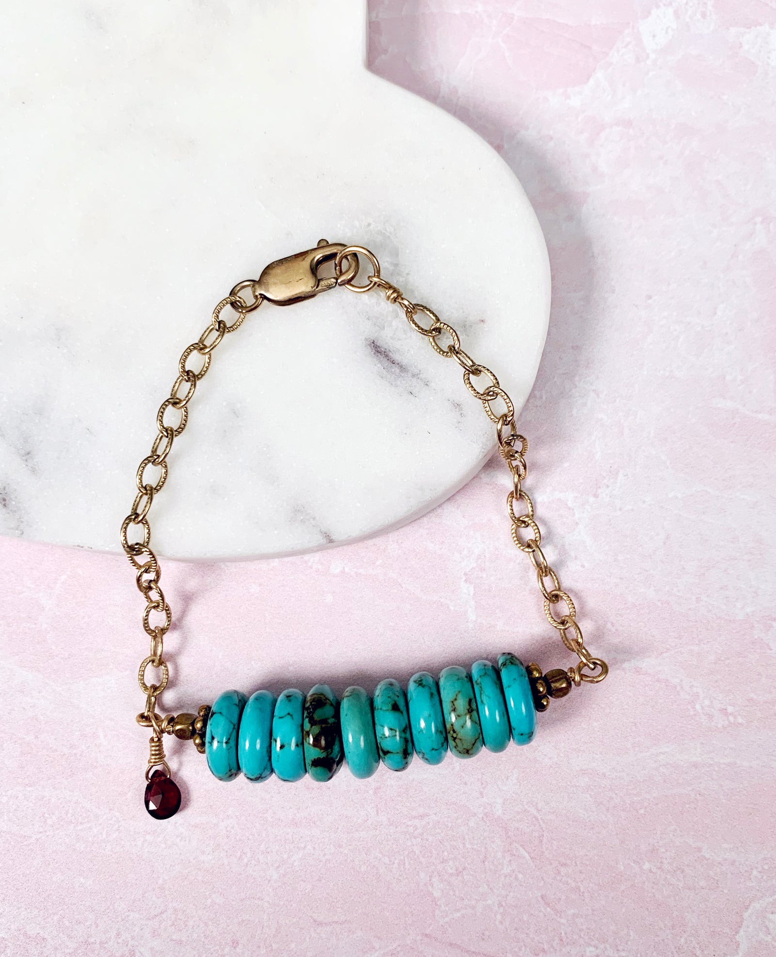 Turquoise Explorer Gold Bracelet