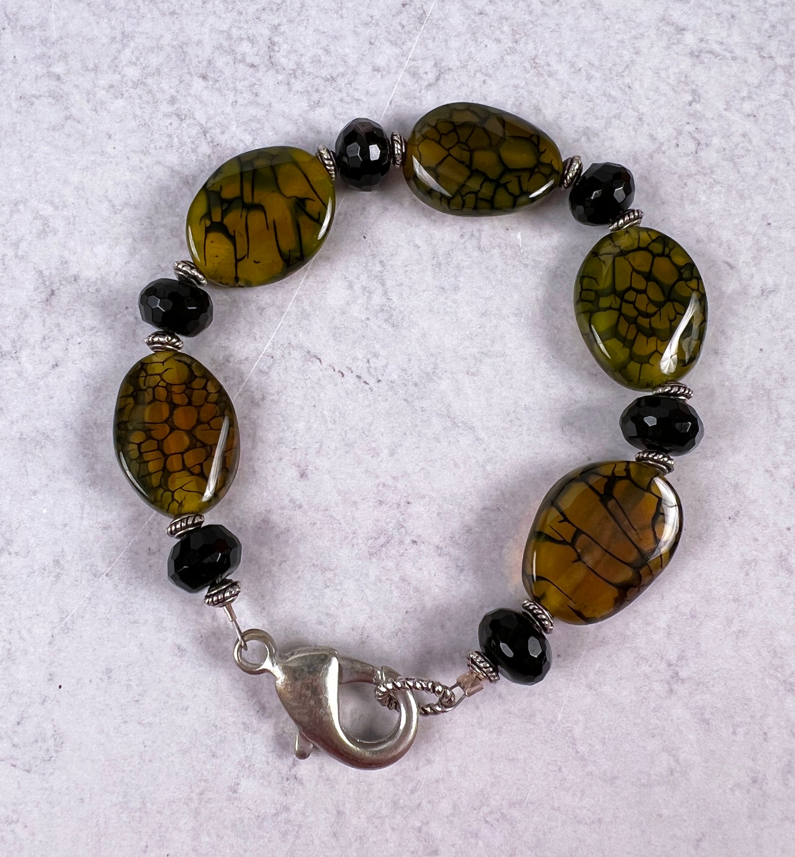 Serpentine Stone Bracelet