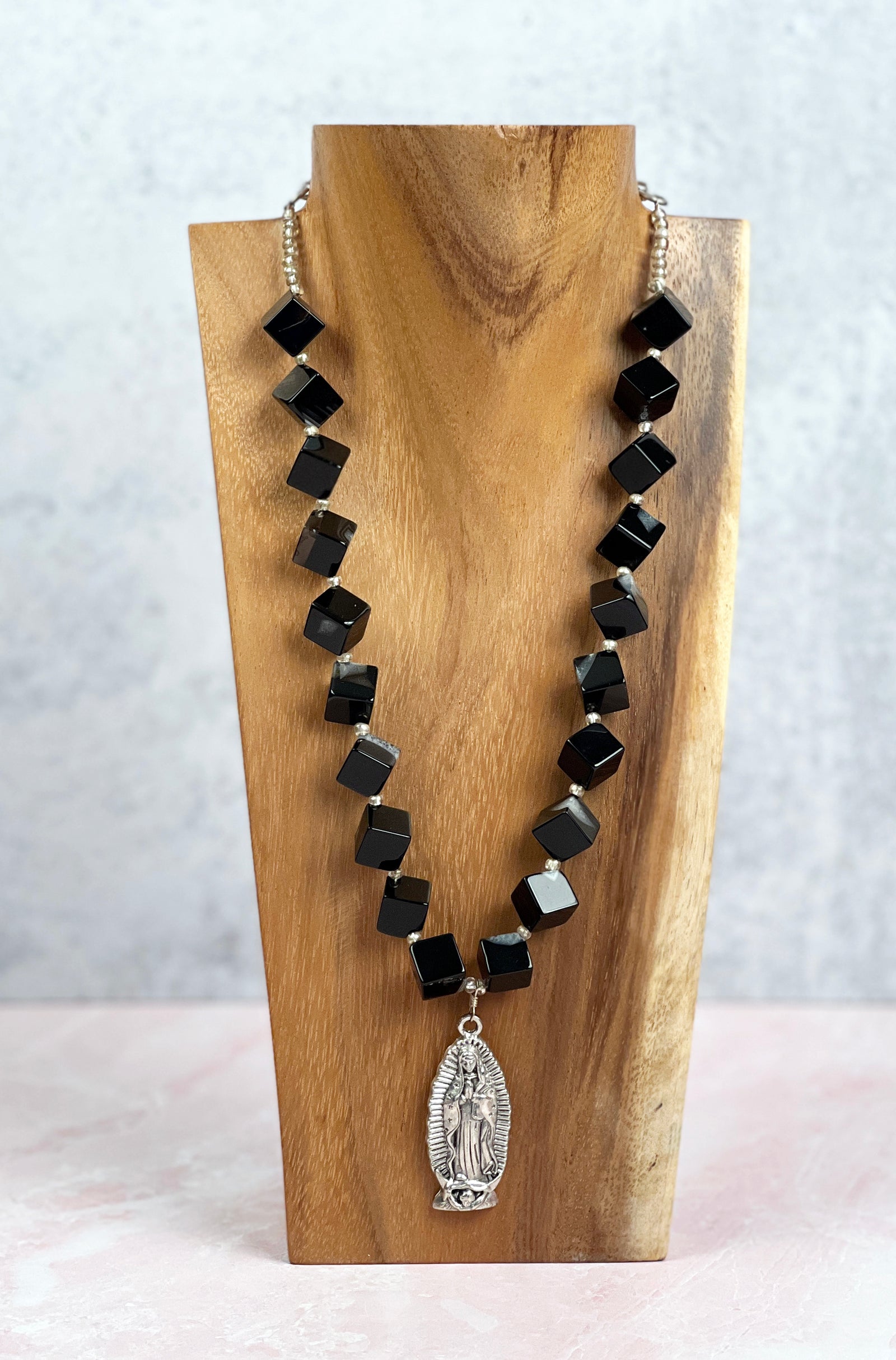 Guadalupe Cubed Necklace