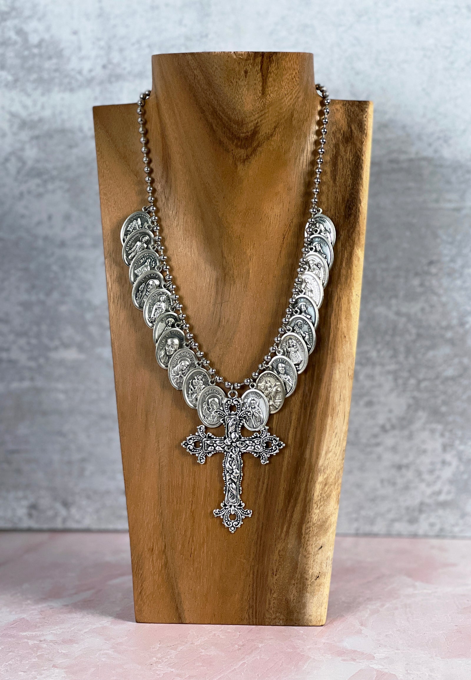 Santito Medals Necklace - large