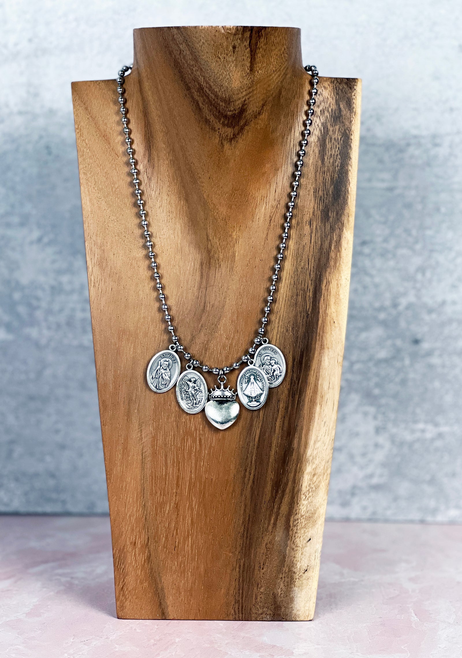 Santito Medals Necklace - small