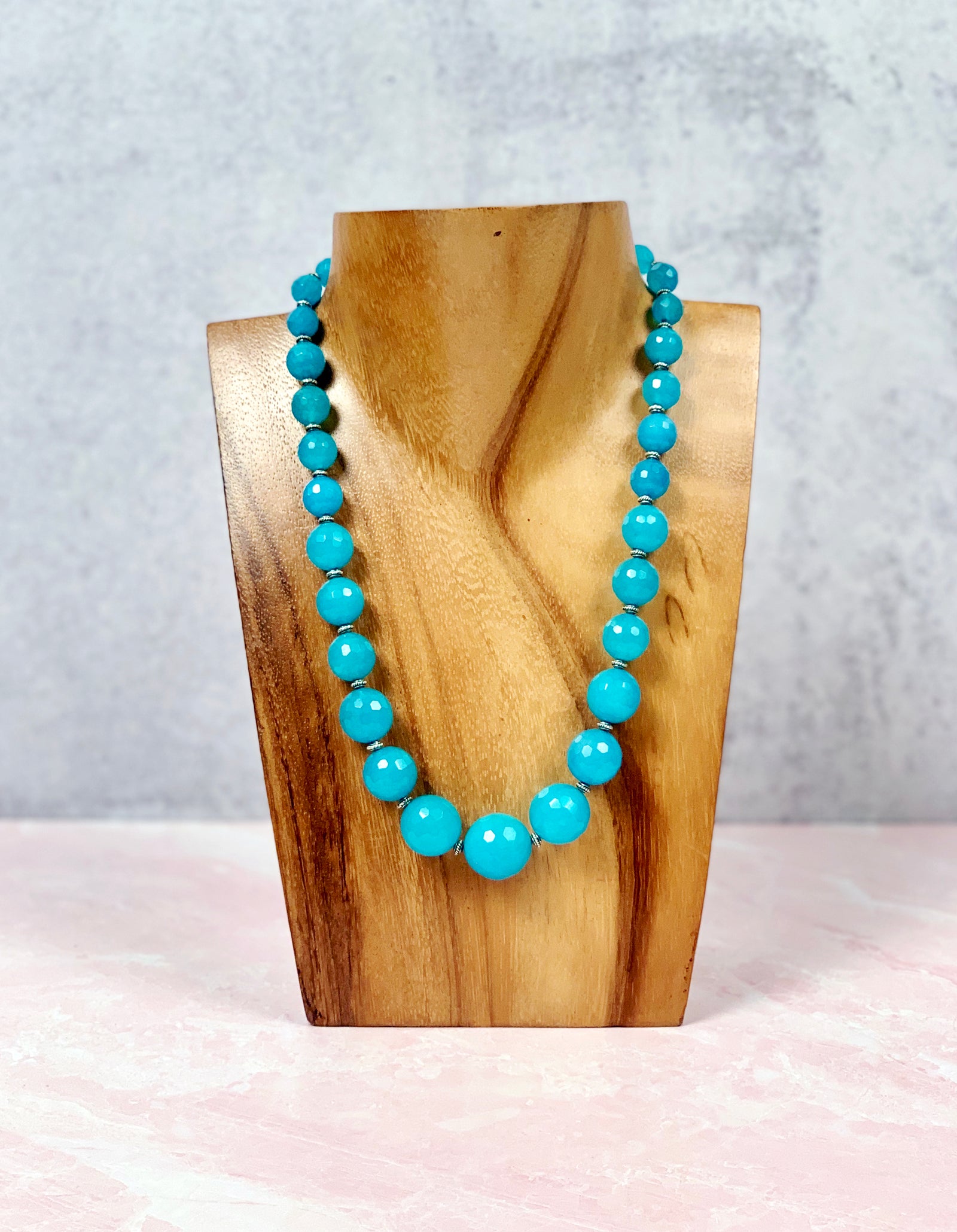 Aqua Quartz Necklace