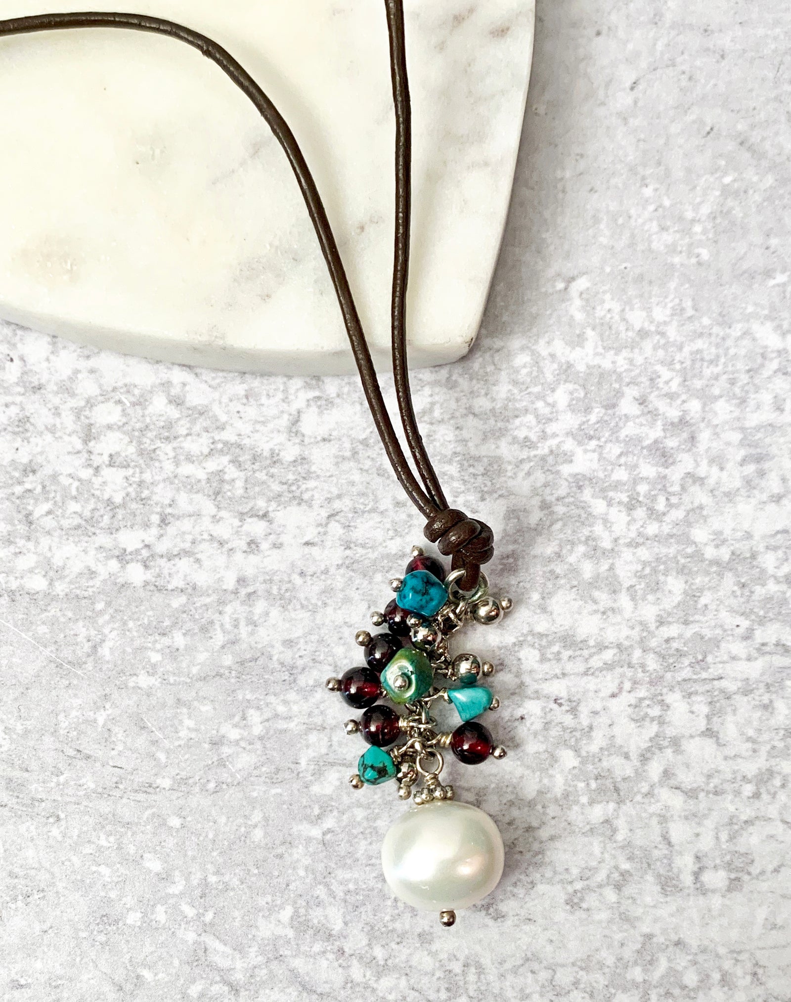 Ensemble Leather Necklace