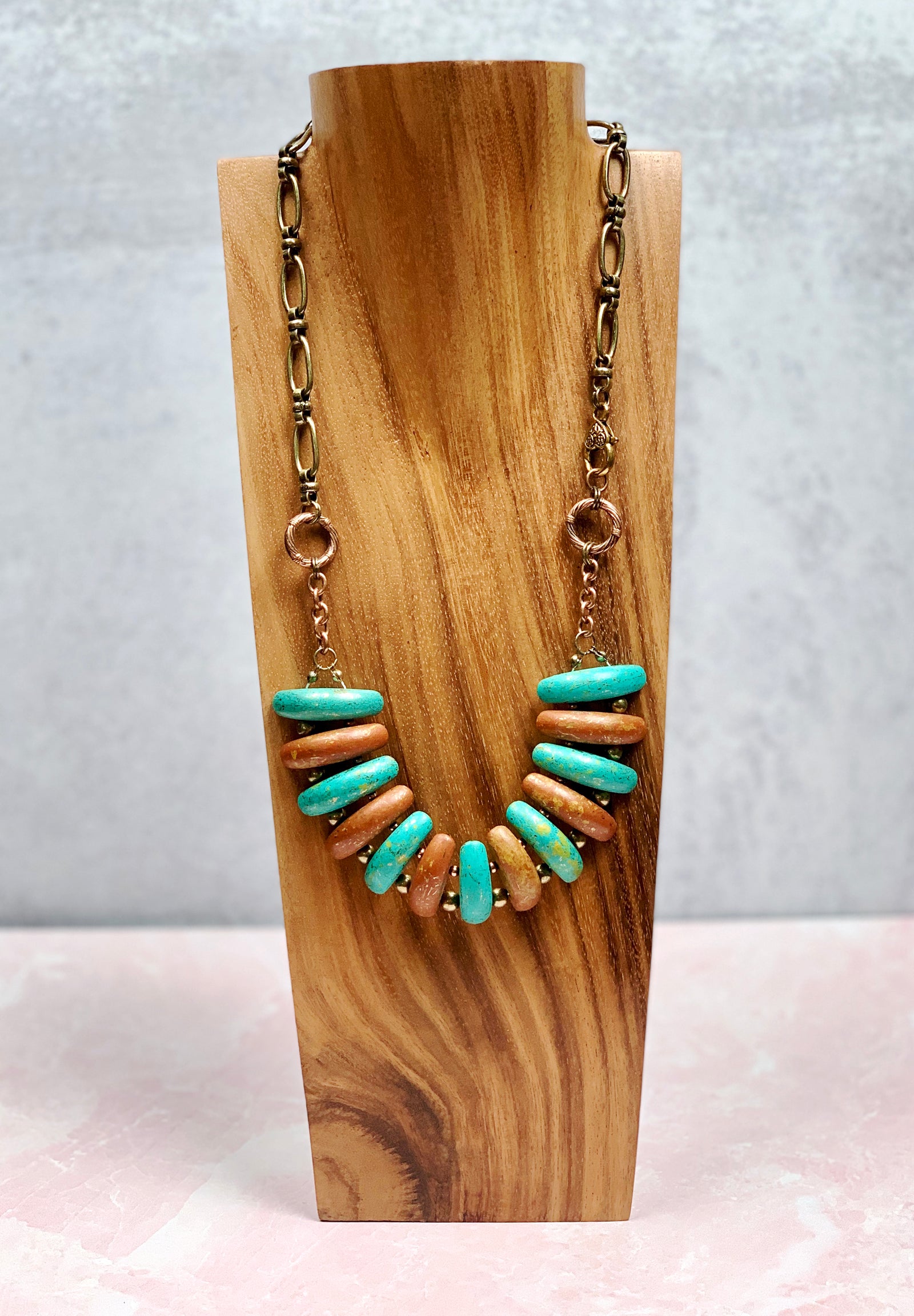 Hardware Painted Necklace