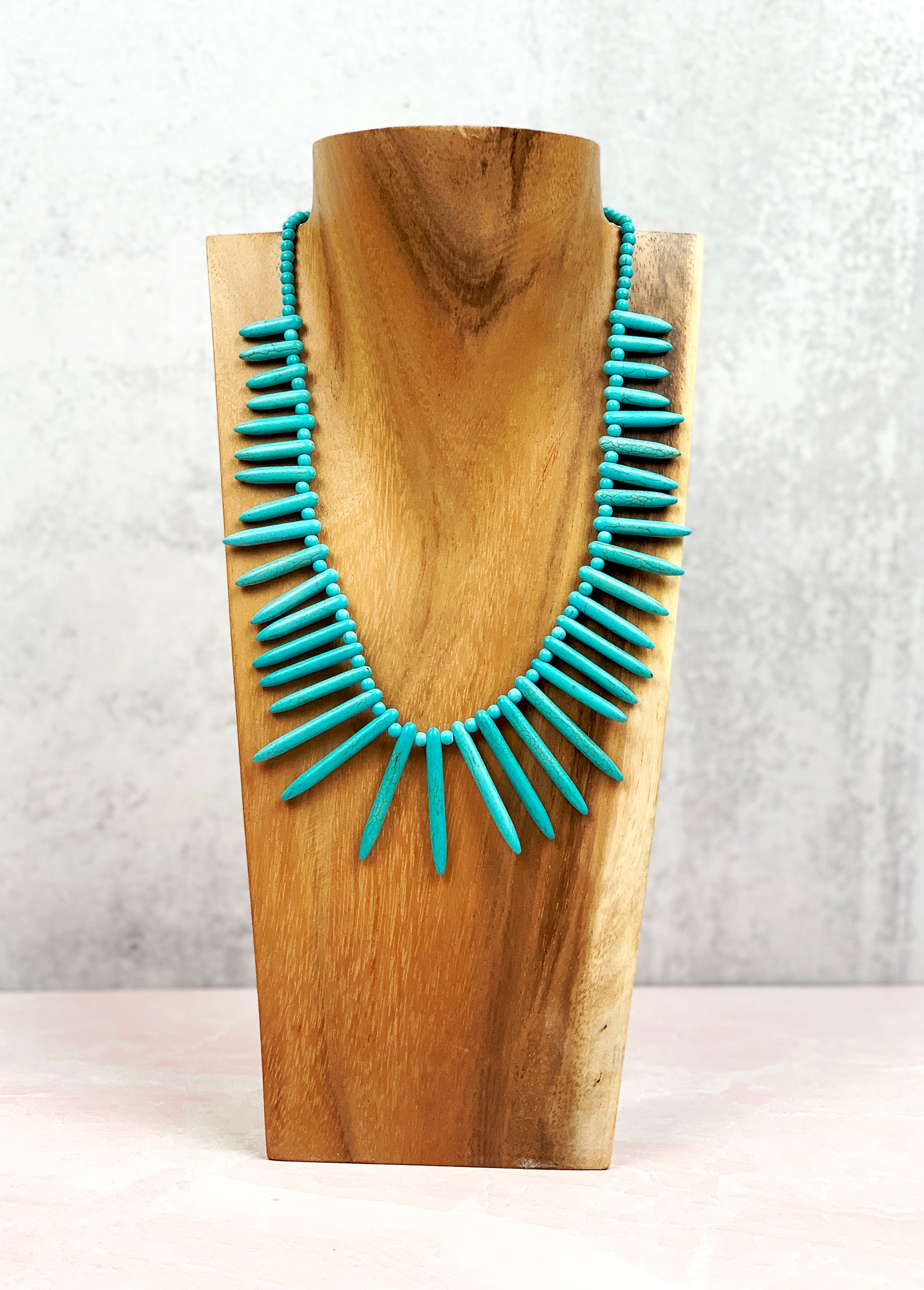 In the Sticks Turquoise Necklace
