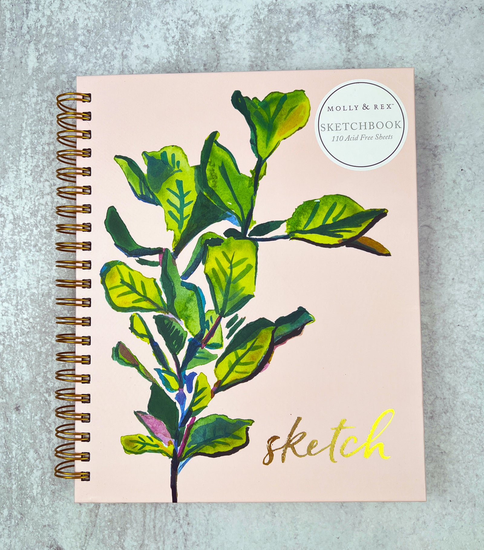 Spiral Bound Leaves SketchBooK