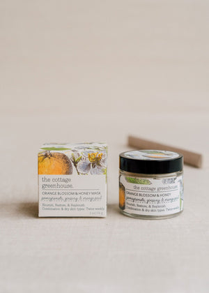 The Cottage Greenhouse Orange & Honey Face Mask